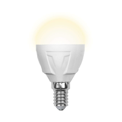 Лампа светодиодная E14 6W 3000K матовая LED-G45-6W/WW/E14/FR/S 09443
