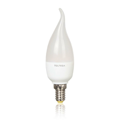 Лампа светодиодная E14 5.5W 2800К свеча на ветру матовая VG3-CW2E14warm6W 4718