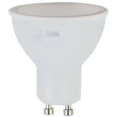 Лампа светодиодная ЭРА GU10 6W 2700K матовая LED MR16-6W-827-GU10 Б0020543