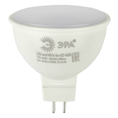 ECO LED MR16-5W-827-GU5.3 Лампочка ЭРА