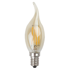 Лампа светодиодная филаментная ЭРА E14 7W 2700K золотая F-LED BXS-7W-827-E14 gold Б0027965