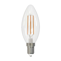 LED-C35-6W/3000K/E14/CL/S Лампочка Volpe LED-C35-SLF