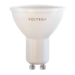 Лампа светодиодная Voltega GU10 7W 2800К матовая VG2-S2GU10warm7W 7056