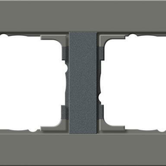 Рамка 4-постовая Gira E3 темно-серый/антрацит 0214423